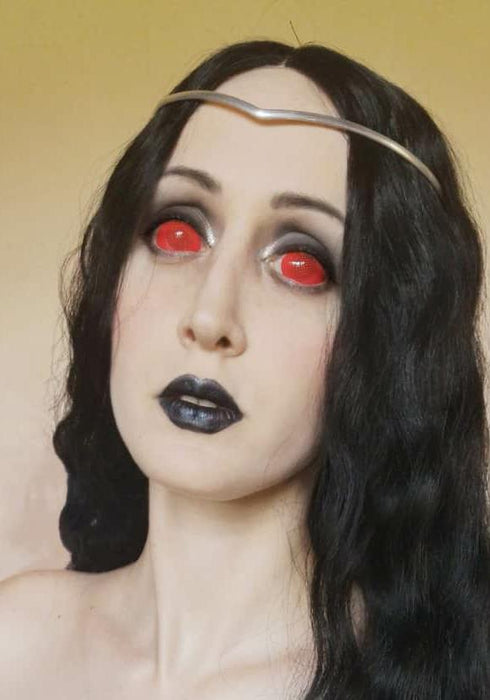 【Scléra】Red Mesh - lentilles sclérales cosplay ZenKon - image 4